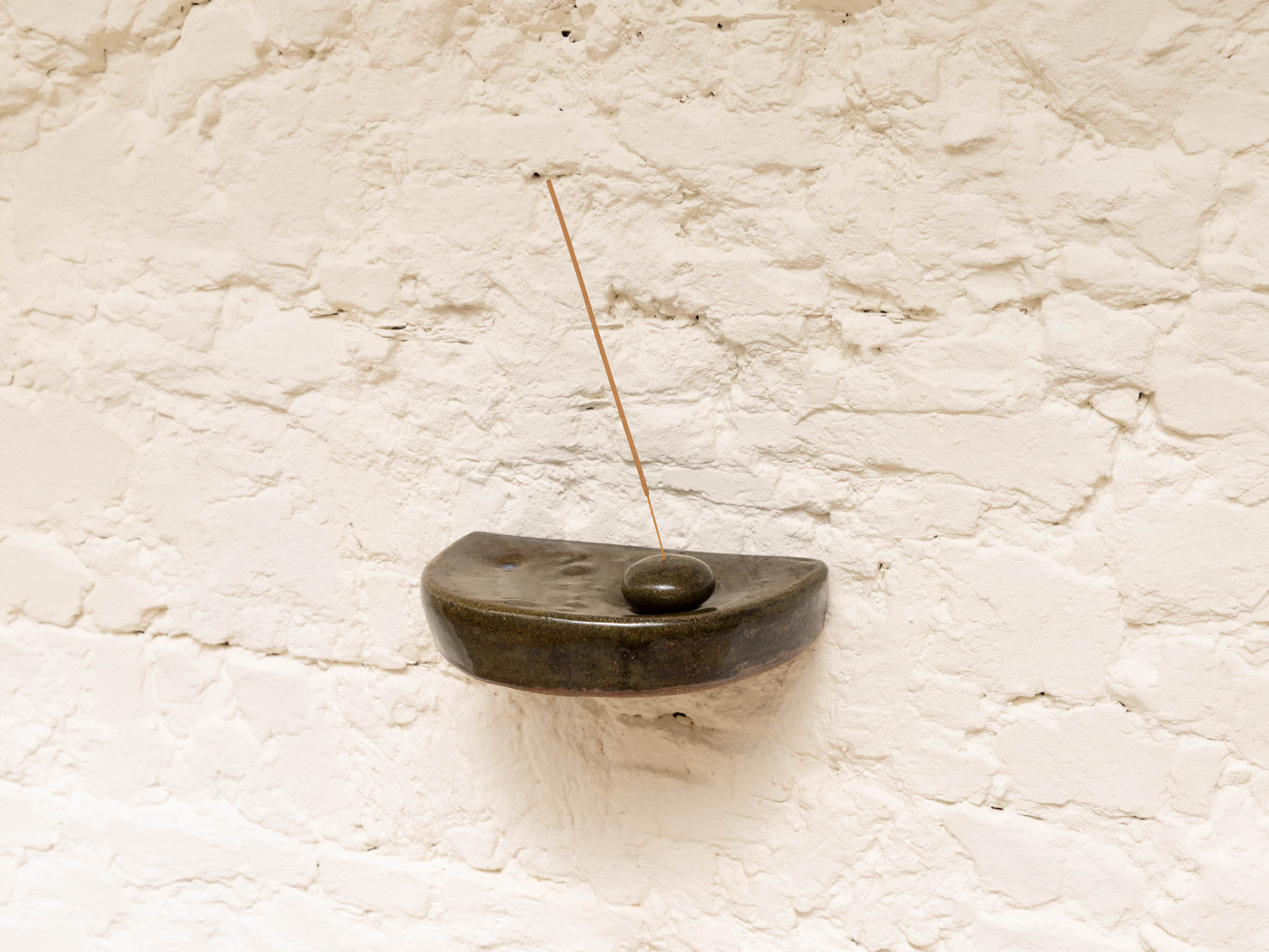 Mending Lands - Ceramic Wall Shelf with Candle Holder