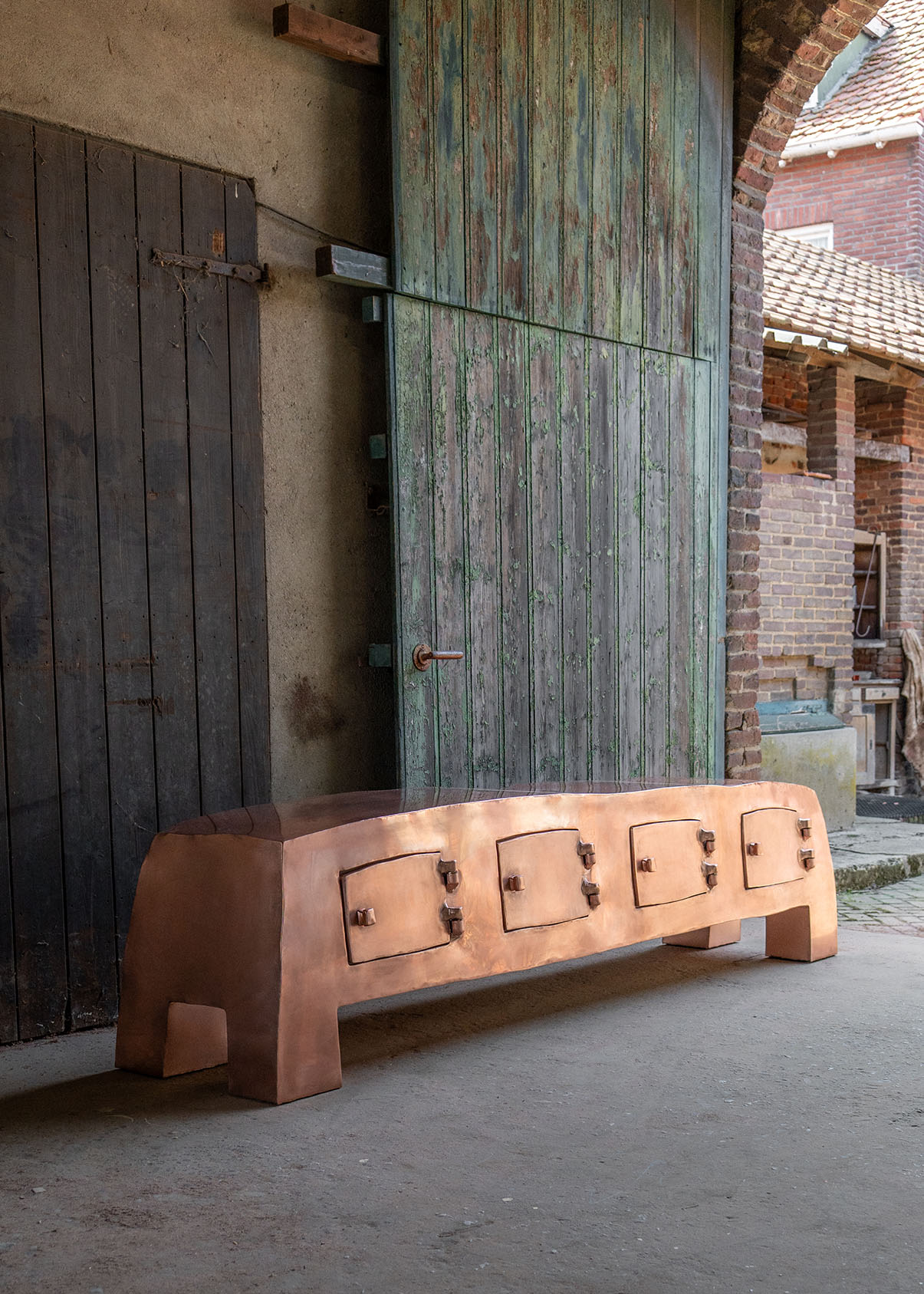 Long Low Credenza – Copper